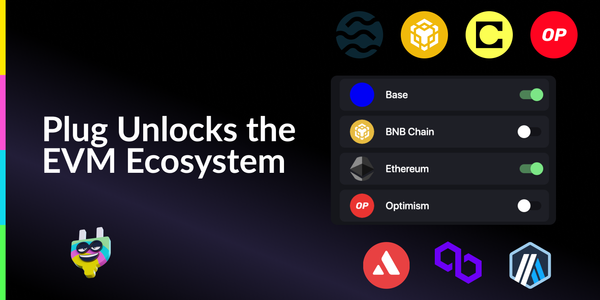 Plug Wallet Expands Support to 13 EVM Networks
